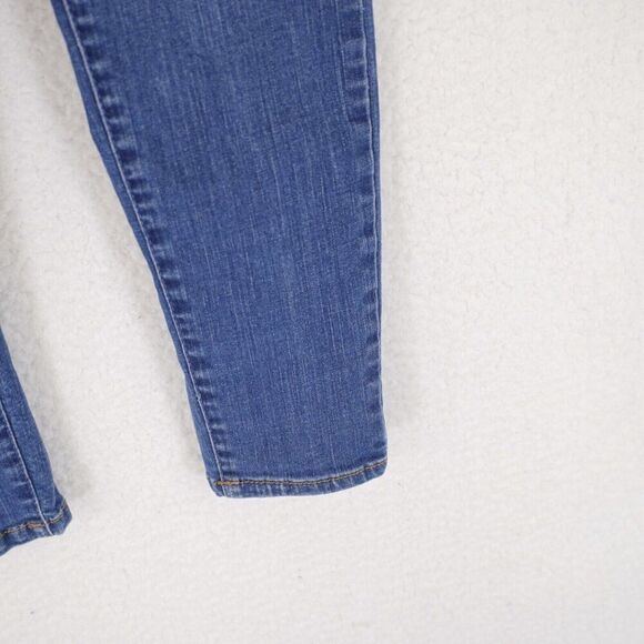 Aeropostale Jeggings Blue Jeans 8 Short 30/26 Mid‎ Rise Stone Wash Whiskering - Picture 2 of 13
